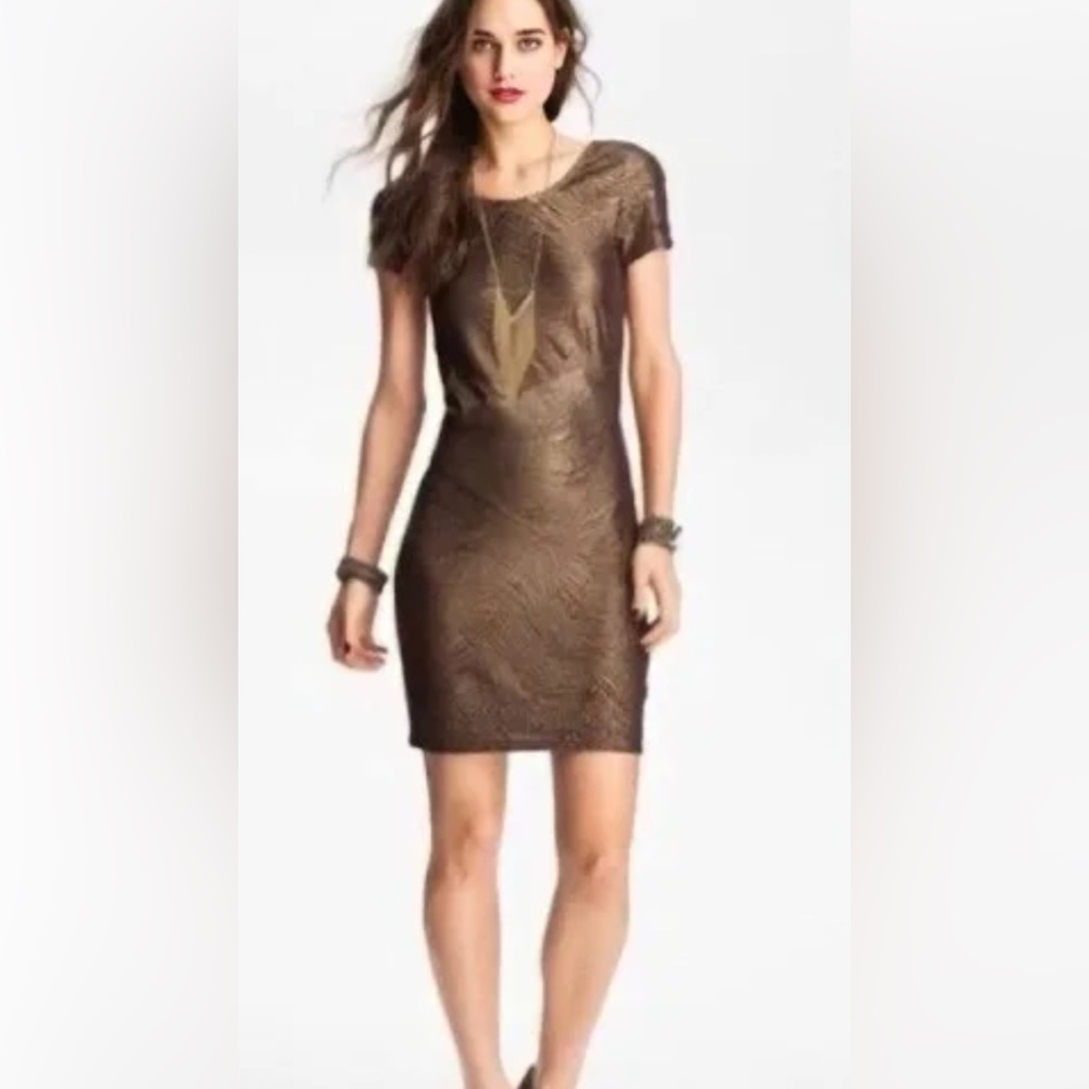 Free People Short Sleeve Mini Dress